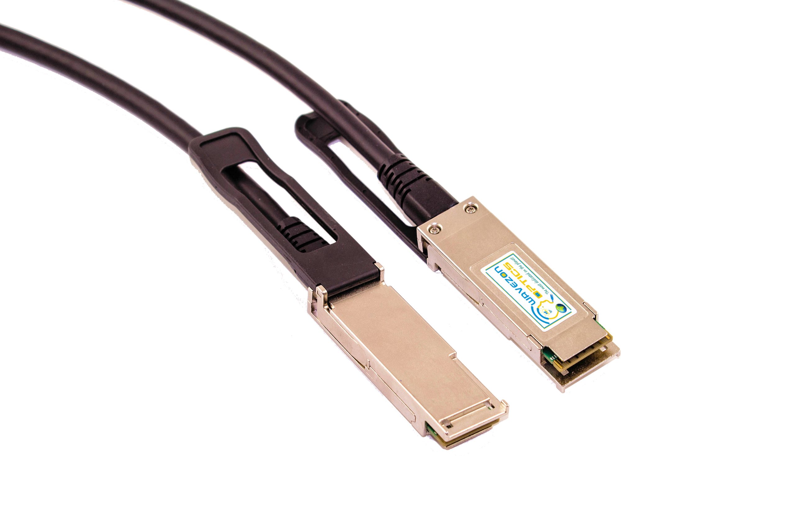 Alcatel-Lucent Compatibil - Cablu Pasiv - 40G QSFP+ Direct Attach Copper (DAC) 1metru, QSFP+ to QSFP+, 28AWG - Image 2