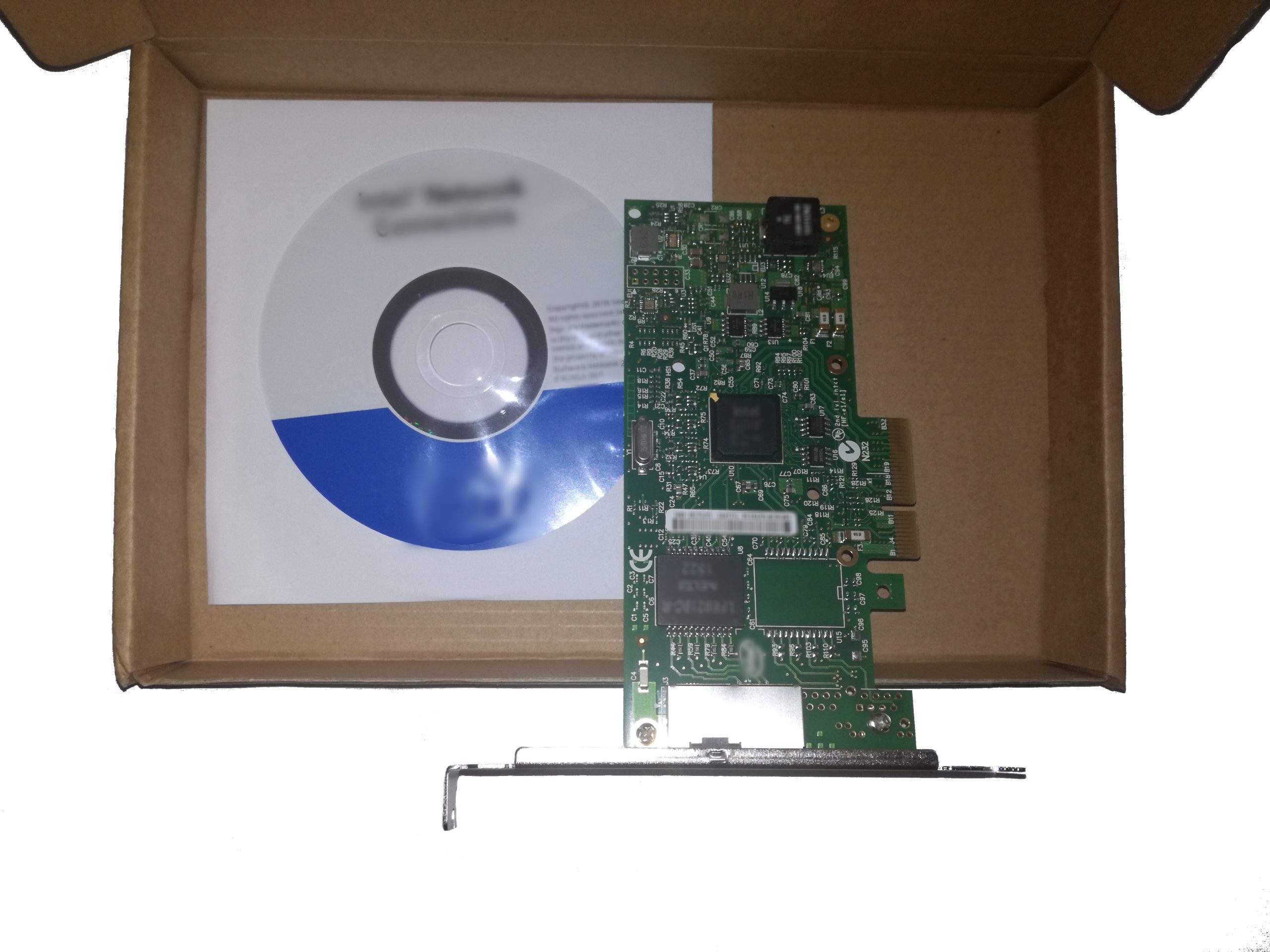 Placa de retea compatibila INTEL I350-T2 Dual Port Gigabit 10/100/1000Base-T PCI-E